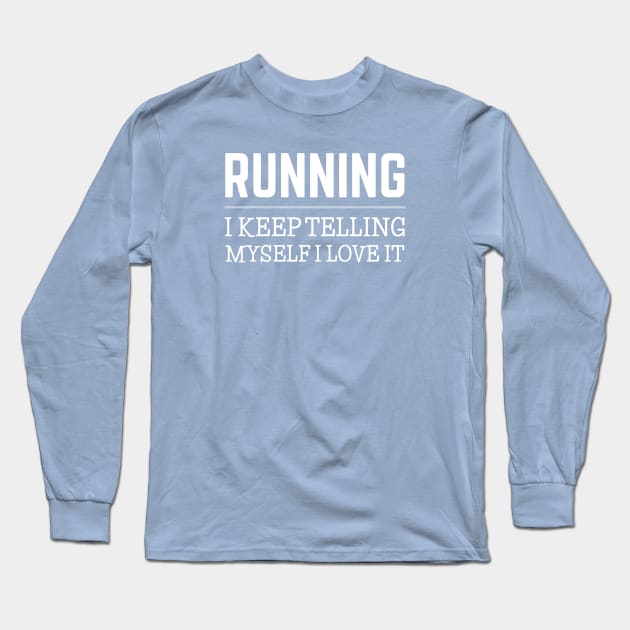FUNNY RUNNING / RUNNING Long Sleeve T-Shirt by DB Teez and More